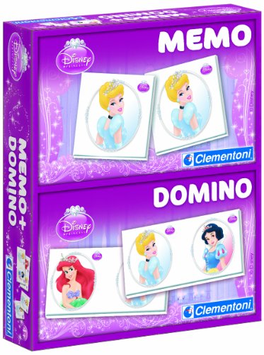 Clementoni - 13783 - Jeu Éducatif et Scientifique - Memo - Domino Princesses