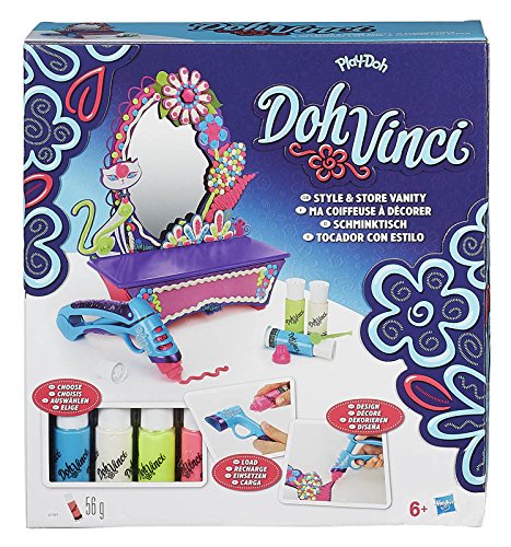 Play-Doh - A7197eu40 - Loisirs Créatifs - Doh-Vinci - Coiffeuse à décorer Play-Doh - A7197eu40 - Loisirs Créatifs - Doh-Vinci - Coiffeuse à décorer