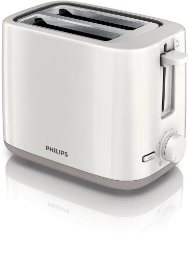 Philips HD2595/00 Grille-Pain Daily Blanc / Beige 2 Fentes 800 W Philips HD2595/00 Grille-Pain Daily Blanc / Beige 2 Fentes 800 W