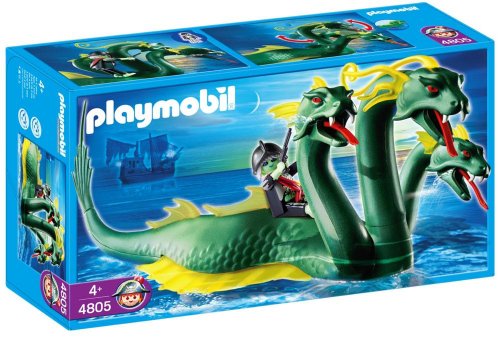 Playmobil - 4805 - Figurine - Animaux - Serpent de Mer à Trois Têtes et Pirate Fantôme Playmobil - 4805 - Figurine - Animaux - Serpent de Mer à Trois Têtes et Pirate Fantôme