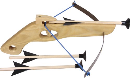 Arbalète Bois Gimmick mini avec. 3 Flèches (32 cm Arbalète Bois Gimmick mini avec. 3 Flèches (32 cm