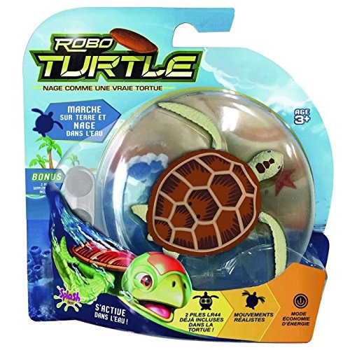 Splash Toys - 31344m - Figurine Animal - Blister Robo Turtle - Marron Splash Toys - 31344m - Figurine Animal - Blister Robo Turtle - Marron