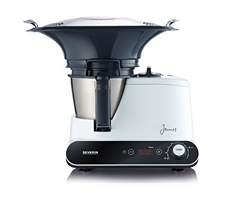 Severin kM 3895 james the wondermachine all-in-one robot de 1050 w, 11 fonctionnalités (noir/blanc) - Import Allemand Severin kM 3895 james the wondermachine all-in-one robot de 1050 w, 11 fonctionnalités (noir/blanc) - Import Allemand