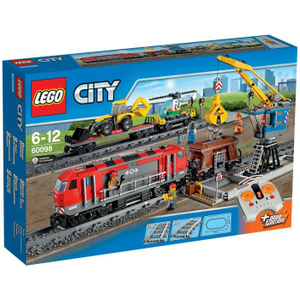 LEGO City 60098 Le Train de Marchandises rouge
