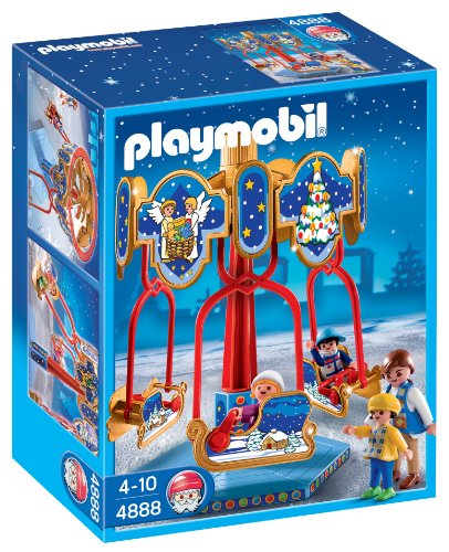 Playmobil - 4888 - Jeu de construction - Manège avec luges