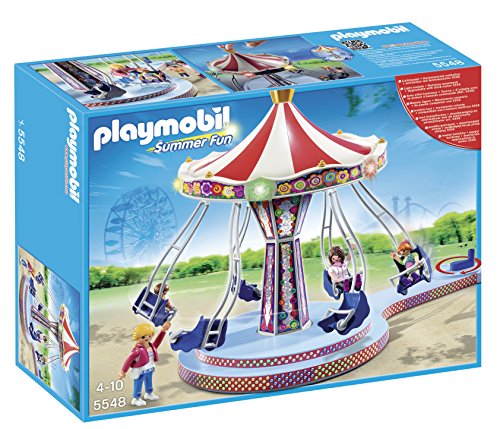 Playmobil - A1502731 - Jeu De Construction - Manège De Chaises Volantes