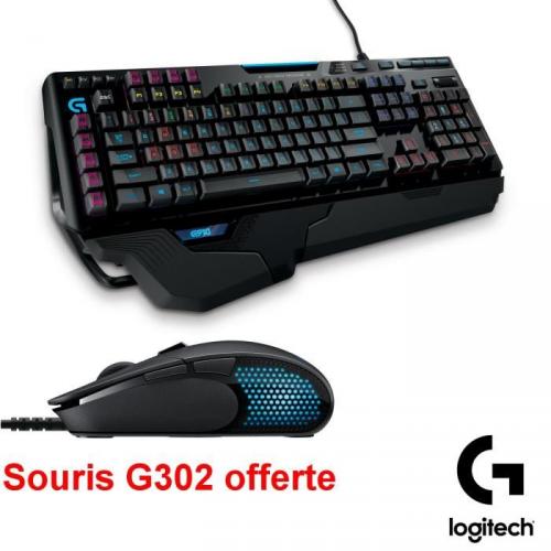 Logitech Clavier gaming mécanique G910   Souris gaming G302 offerte