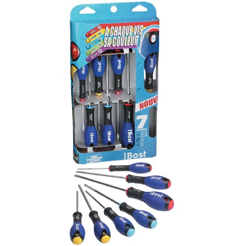 Bost - Jeu de 7 tournevis gamme expert / 7 tournevis Bost - Jeu de 7 tournevis gamme expert / 7 tournevis