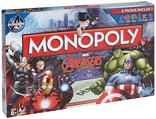 Hasbro - B03231010 - Jeu De Société - Monopoly - Avengers Hasbro - B03231010 - Jeu De Société - Monopoly - Avengers