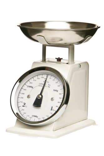 Premier Housewares Balance de cuisine m&eacute;canique Bol inox Blanc 3 kg