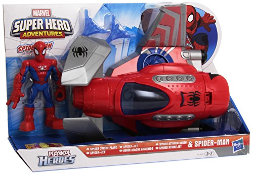 Playskool - A5662E240 - Jouet De Premier Age - Spider-Man - Spider Jet & Figurine - 12,5 Cm Playskool - A5662E240 - Jouet De Premier Age - Spider-Man - Spider Jet & Figurine - 12,5 Cm