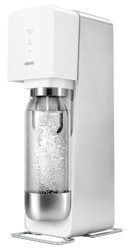 Sodastream - source metal blanche - Machine à gazéifier l'eau du robinet Source