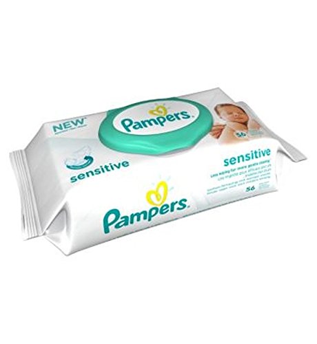 Pampers Baby Sensible Lingettes 56Pack - Lot De 2