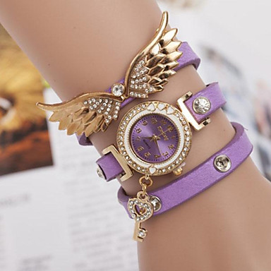PETIT PRIX Montre bracelet clé pendentif en quartz de diamant de la mode des femmes (couleurs assorties) PETIT PRIX Montre bracelet clé pendentif en quartz de diamant de la mode des femmes (couleurs assorties)