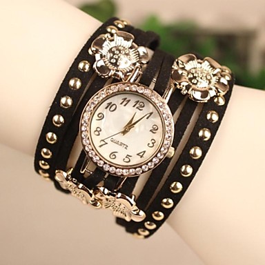PETIT PRIX Montre Mode PU bracelet analogique bande de quartz des femmes (couleurs assorties) PETIT PRIX Montre Mode PU bracelet analogique bande de quartz des femmes (couleurs assorties)