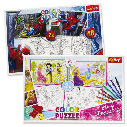 Puzzle 2-en-1 à Colorier Puzzle 2-en-1 à Colorier