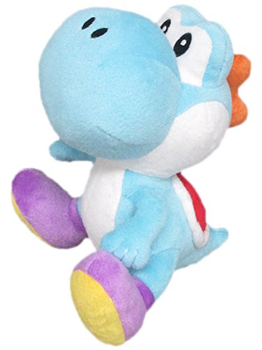 Together - Peluche - Nintendo - Mario Bross Wii Plush - Yoshi Bleu - 16 cm