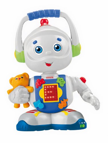 Fisher Price - W4742 - Jouet d'Eveil et Premier Age - Toby le Robot - Bilingue