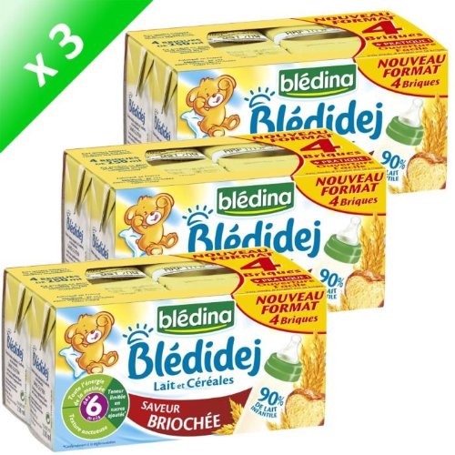 BLEDIDEJ Saveur Briochée 4x250ml (x3)