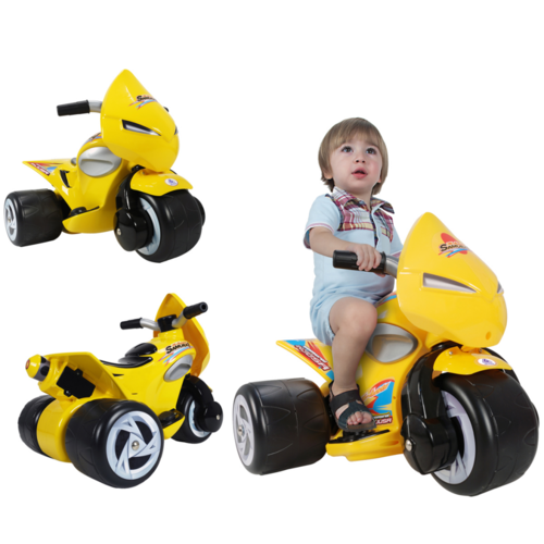 INJUSA Trimoto électrique jaune 6 volts