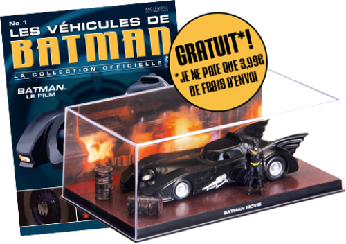 La Batmobile de BATMAN LE FILM le Magazine dédié Offerts La Batmobile de BATMAN LE FILM le Magazine dédié Offerts