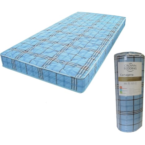 Matelas mousse 90x190 cm CARTAGENA BLEU