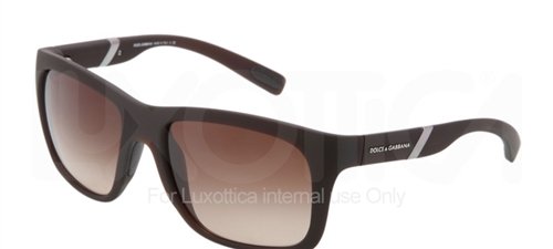 Dolce gabbana d _amp; _amp; dG6072 262013-g lunettes de soleil-homme-marron mat avec sportband.