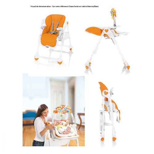 BREVI - Chaise haute 3 en 1 évolutive -B Fun