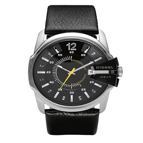 Diesel - DZ1295 - Montre Homme - Quartz Analogique - Aiguilles lumineuses - Bracelet Cuir Noir