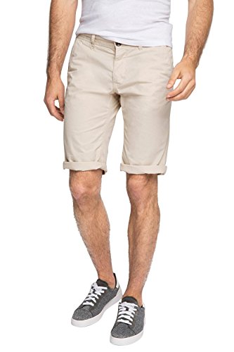edc by ESPRIT im Chino Stil - Short Homme, Beige (LIGHT BEIGE 290) - L (Taille fabricant: 33)