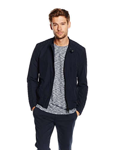 BOSS Orange Ofynn-W - Blouson Homme, Bleu (Dark Blue) - Small (Taille fabricant: 48)