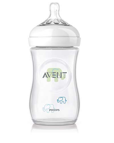 Philips Avent Biberon 260ml PP éléphant Natural rose/violet
