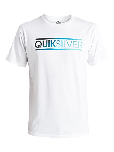 Quiksilver Classic T-Shirt Homme Blanc FR : M (Taille Fabricant : M)