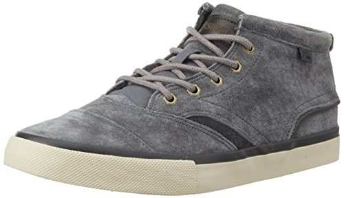 Quiksilver Aqys300013-xssw Heyden Fg M Shoe Xssw, Sneakers Hautes Homme - Multicolore (xssw Grey/grey/white), 43 EU