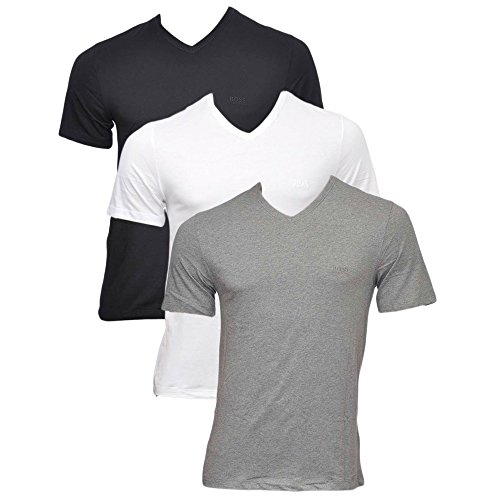Hugo Boss lot de 3 V-Neck T-Shirt Homme 999-multi Colour Medium
