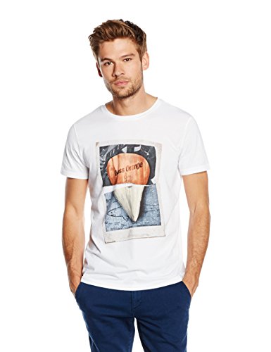 BOSS Orange Treyno 2 - T-Shirt Homme, Blanc (White) - XX-Large (Taille fabricant: XXL)