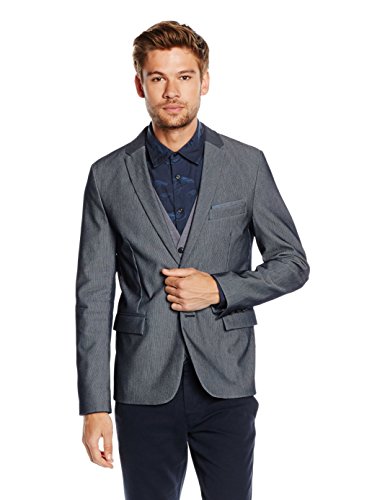BOSS Orange Benestretch4 - Veston Homme, Bleu (Dark Blue) - M (Taille fabricant: 48)