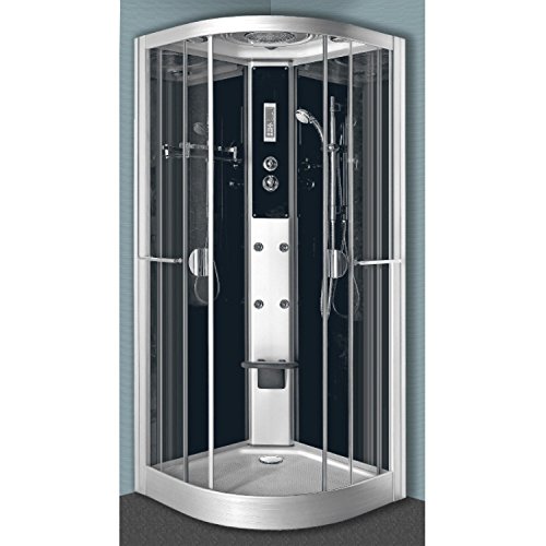 Cabine de douche hydromassante VENISE - 1/4 de cercle - 90x90 cm Cabine de douche hydromassante VENISE - 1/4 de cercle - 90x90 cm