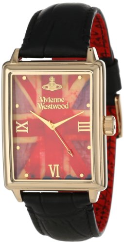 Vivienne Westwood - VV066GDBK - Montre Homme - Quartz Analogique - Bracelet Cuir Noir