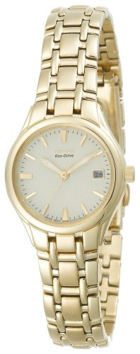 Citizen - EW1262-55P - Montre Femme Eco Drive - Quartz Analogique - Bracelet en Acier Inoxydable