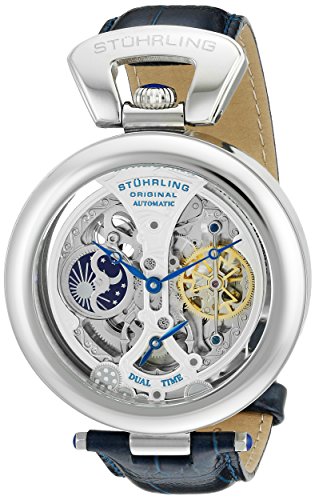 Stuhrling Original - 127A.3315C2 - Montre Homme - Automatique - Analogique - Bracelet Cuir Bleu