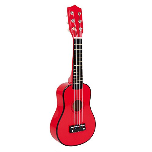 Small Foot Company - 3306 - Jouet Musical - Guitare - Rouge Small Foot Company - 3306 - Jouet Musical - Guitare - Rouge