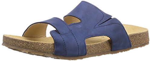 Haflinger  Travel-Sandal Luca, Sandales pour homme - Bleu - Blau (navy/777), Taille 40 EU