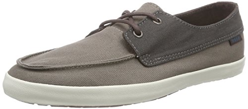 Reef  REEF DECKHAND LOW BLACK/SLATE, chaussures bateau garçon - Multicolore - Mehrfarbig (BLACK/SLATE / KSL), 37.5 EU