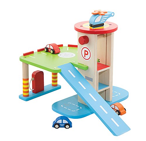 New Classic Toys - 1016 - Jouet De Premier Age - Parking À Voitures Avec Étage Et Ascenseur New Classic Toys - 1016 - Jouet De Premier Age - Parking À Voitures Avec Étage Et Ascenseur