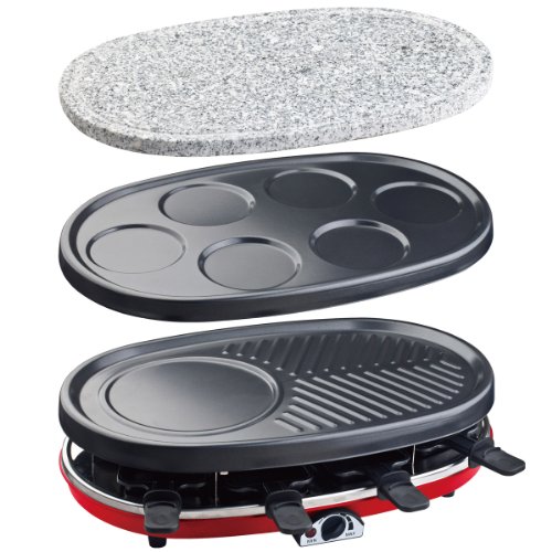 H.Koenig RP418 Appareil à Raclette 4 en 1 Rouge H.Koenig RP418 Appareil à Raclette 4 en 1 Rouge