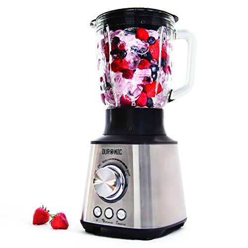 Duronic BL10 Mixeur blender puissant de 1000w en acier inoxydable avec carafe de 1,5l Duronic BL10 Mixeur blender puissant de 1000w en acier inoxydable avec carafe de 1,5l