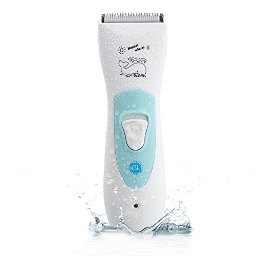 GL Tondeuse Cheveux Electrique à Batterie Rechargeable Sans Fil pour Enfant et Bébé - Etanche et Vibration Légères Silencieuses
