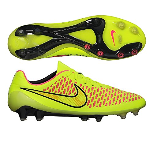 Nike Magista Opus FG Crampons De Football (Volts/Or Métallique/Noir) (7.5)