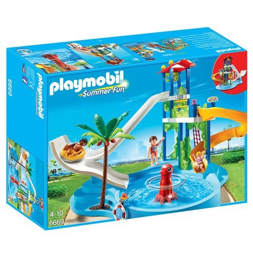 Playmobil - 6669 - Summer Fun - Parc Aquatique Avec Toboggans Géants Playmobil - 6669 - Summer Fun - Parc Aquatique Avec Toboggans Géants